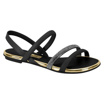 Beira Rio 8367-641 Flat Sandal in Black
